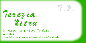 terezia mitru business card